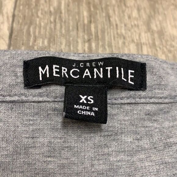 J. Crew Merchantile Lace Up Sweatshirt Dress - Picture 4 of 8